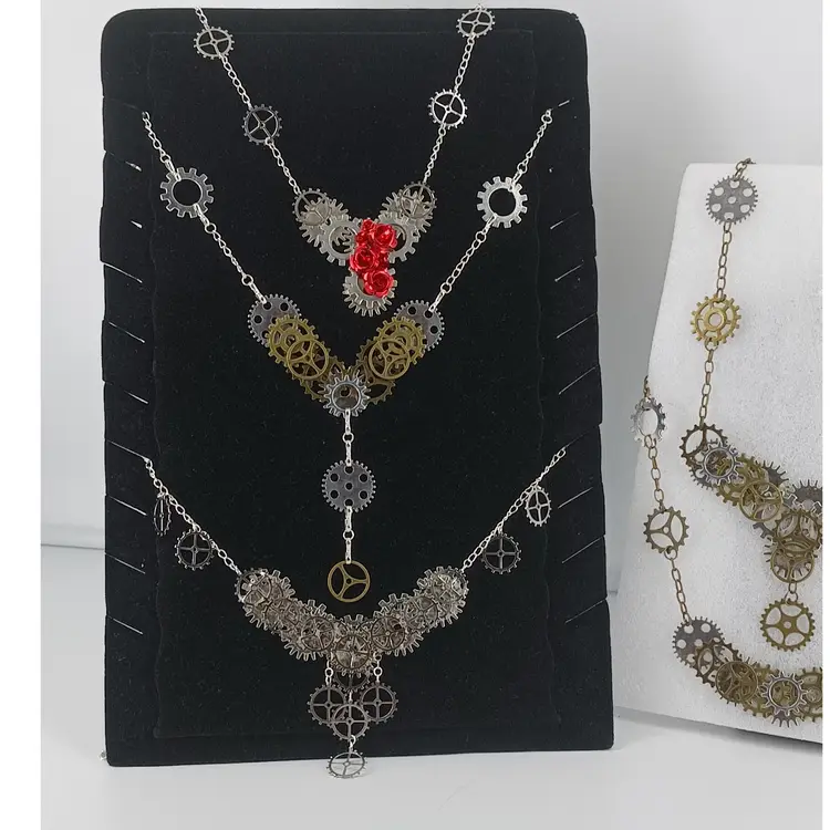 Five "Steam Punk" Necklaces