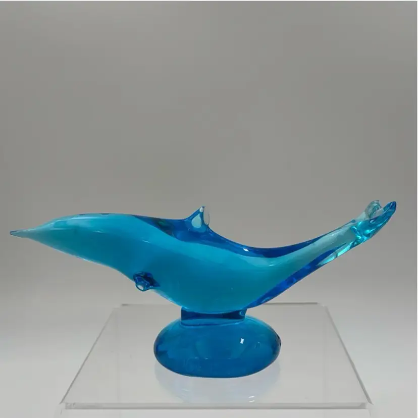 Ron Ray blue dolphin 1992 signed