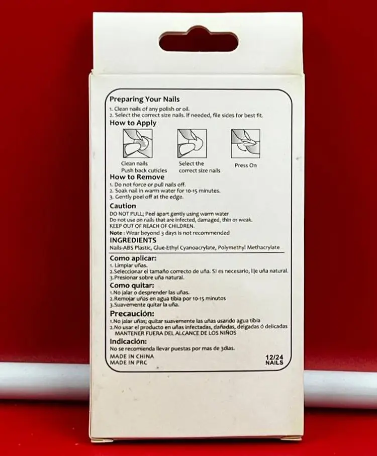 For Wonderful Nail Collection Press On Manicure NIB