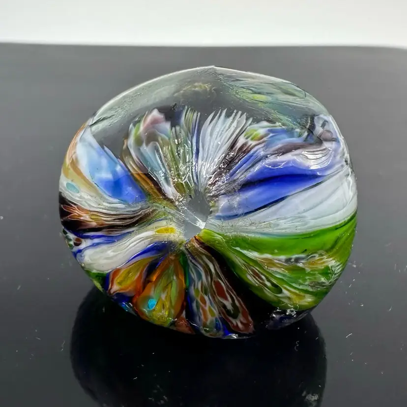 Mini 1.25” Millifiori Freeform Paperweight