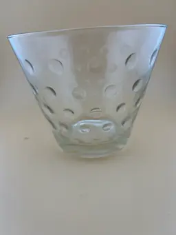 #01 Mid Century 50s Hazel Atlas Bubble Glass Ice Bucket