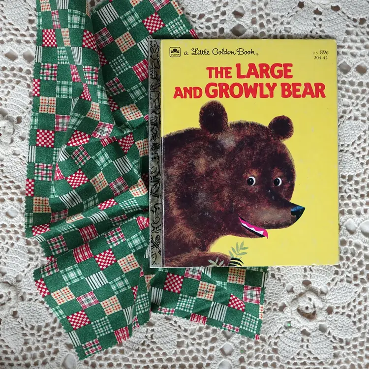 Little Golden Book The Large and Growly Bear Junk Journal Mini Kit