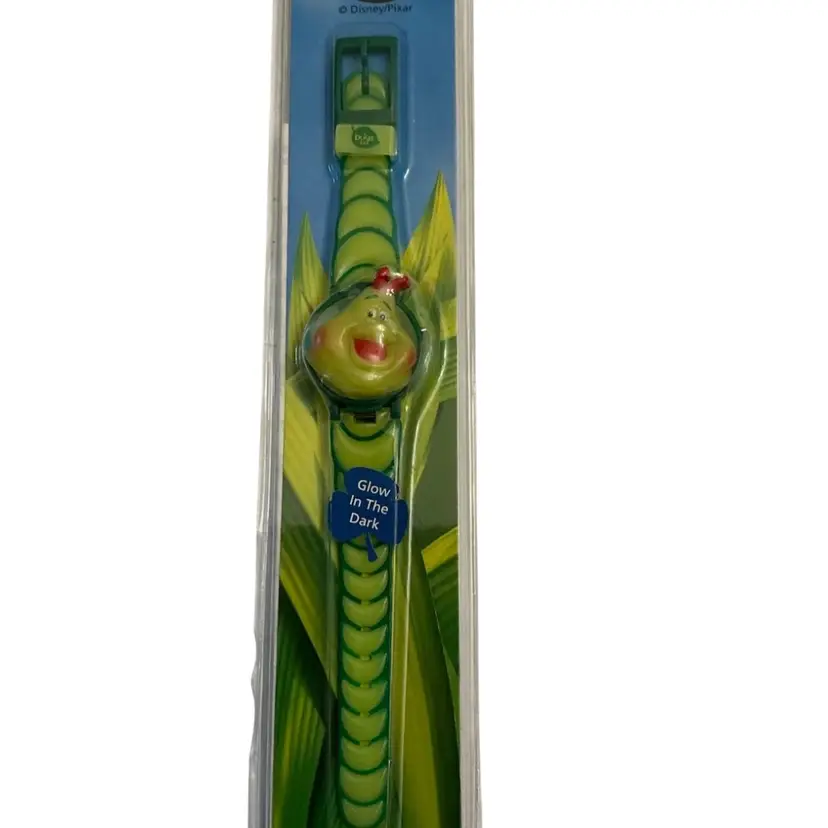 1999 Disney Pixar NOS A Bugs Life Heimlich Character Watch 7” Length