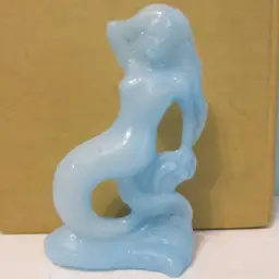 vintage Weeki Wachee Springs blue mermaid Mold-A-Rama figure souvenir piece