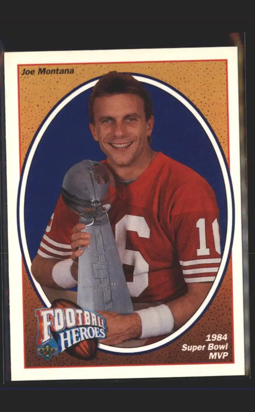 1991 Upper Deck #3 Joe Montana Football Heroes: Joe Montana - (137) - San Francisco 49ers