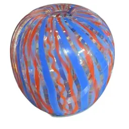 Marano Style Cane Round Vase