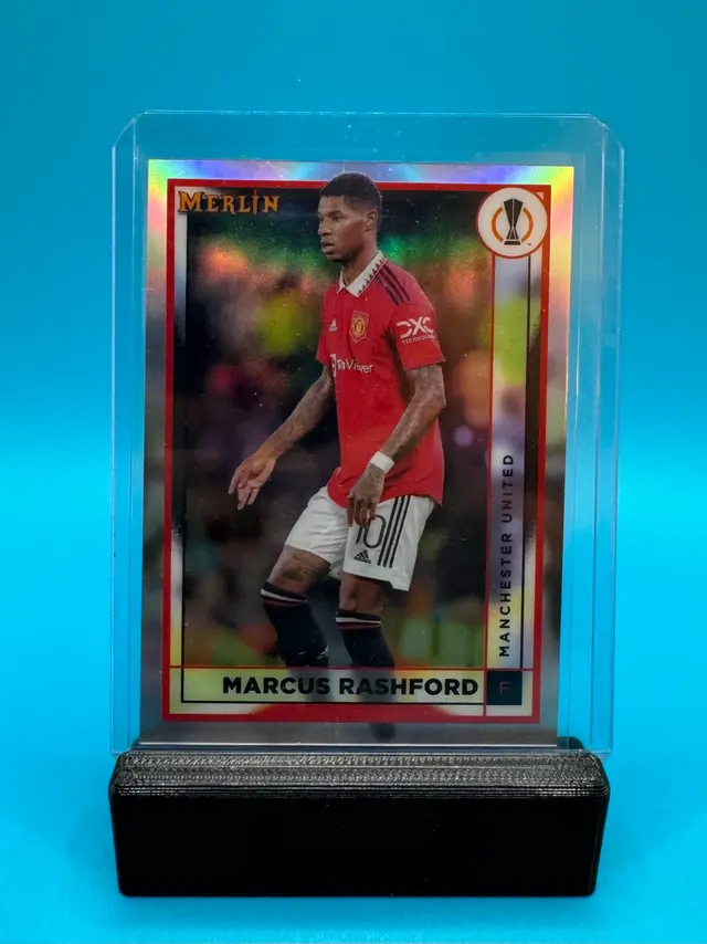 Marcus Rashford Topps Merlin Refractor Manchester United