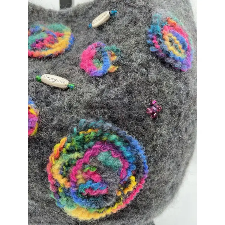 Made By Me Hand Knit and Felted Purse