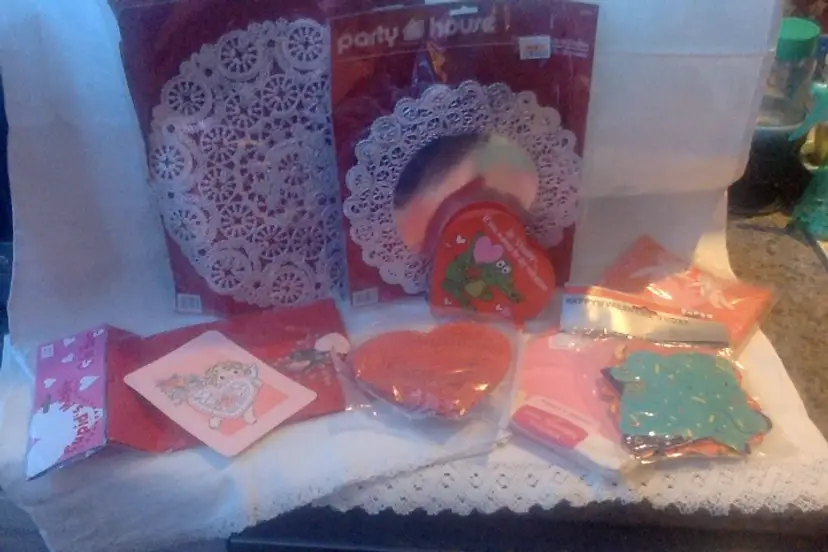 Vintage Valentine Ephemera,  8 items for $11.