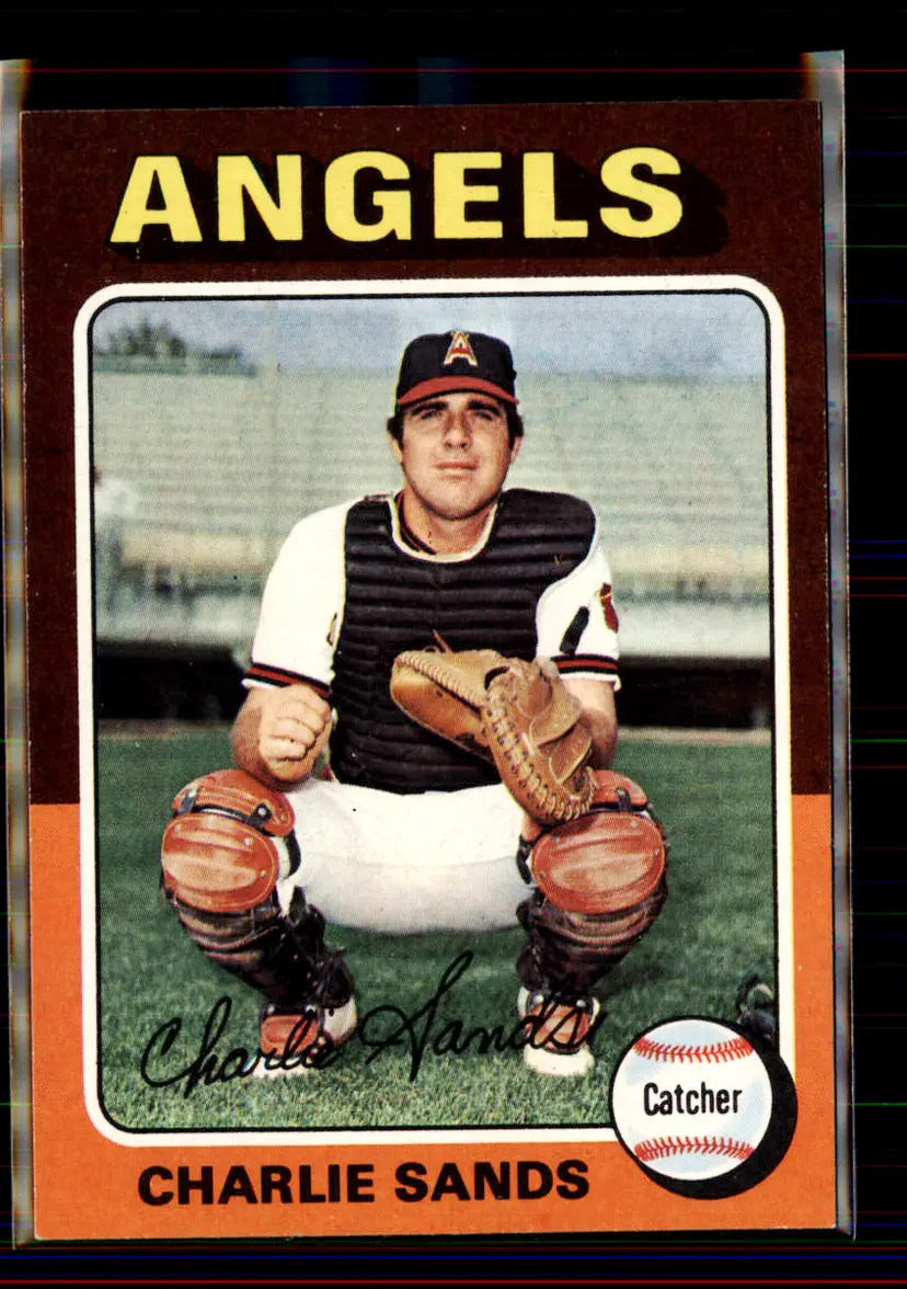 Charlie Sands 1975 Topps #548 - California Angels - (pk1-74)