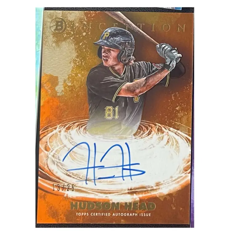 2022 Bowman Inception Hudson Head Auto 13/25