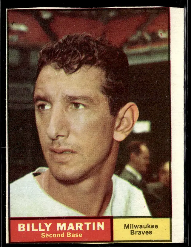 #2 Billy Martin 1961 Topps #89 *LIVE AUCTION*