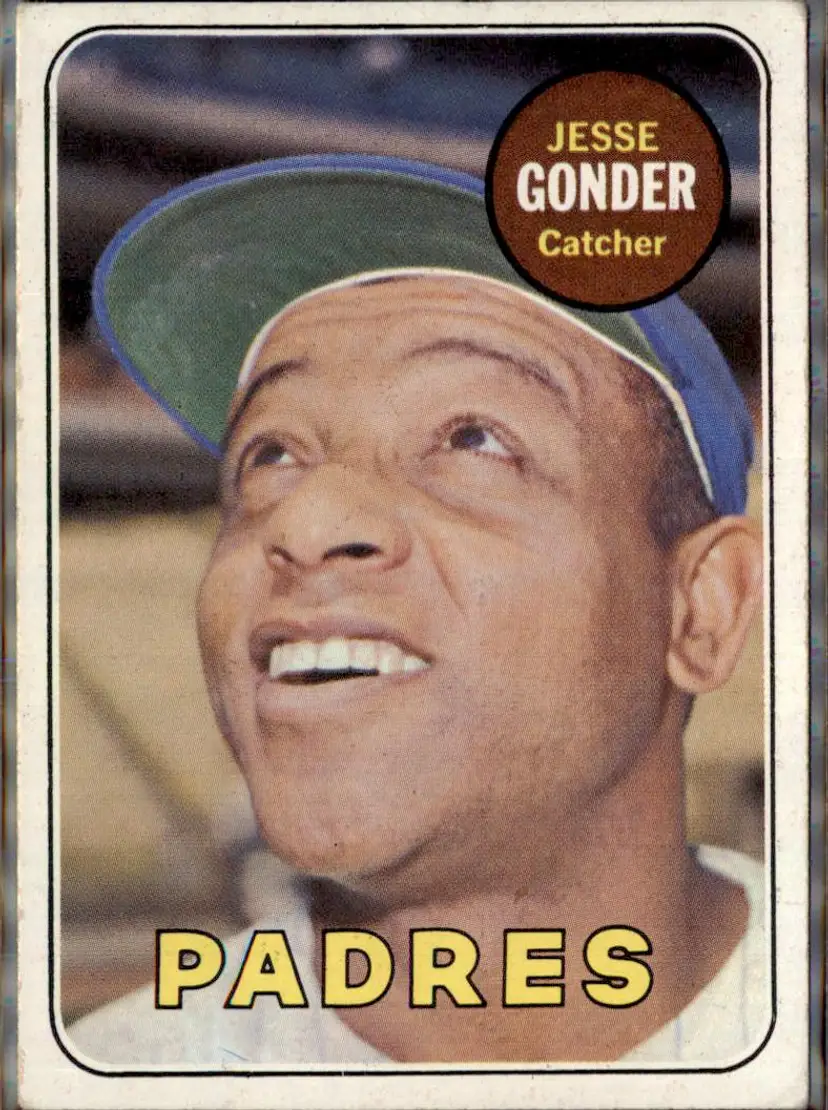 1969 Topps #617 Jesse Gonder - (pk3) - San Diego Padres