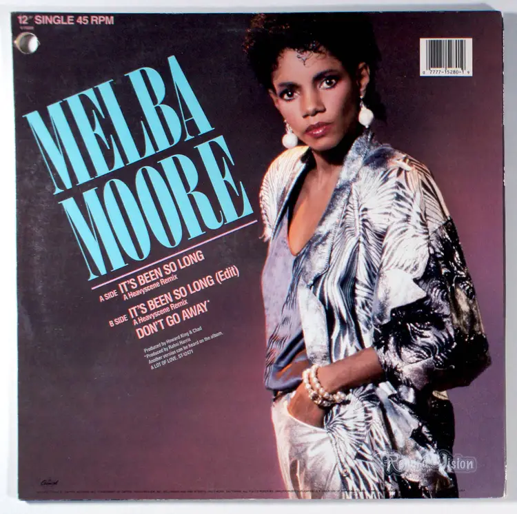 Melba Moore - It's Been So Long (1986) Vinyl 12" Single • Club Remix