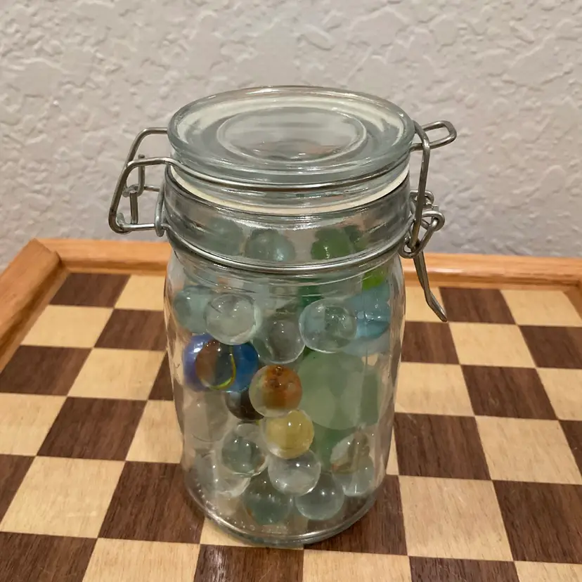 Jar With Marbles (glowers)