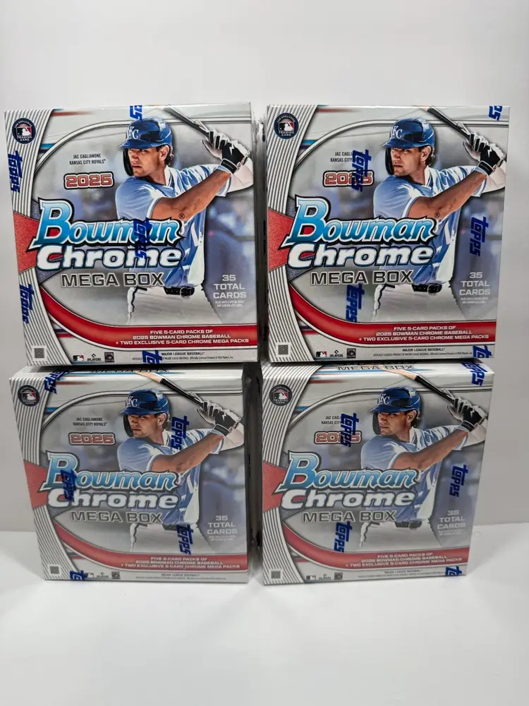 4x 2025 Bowman Chrome Mega Box Break! 