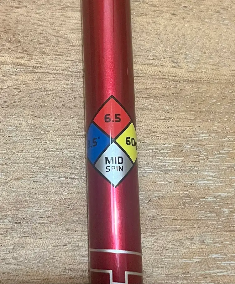 Project X HZRDUS Smoke RDX Red 6.5 X-flex 60g Mid Spin Mizuno Adapter