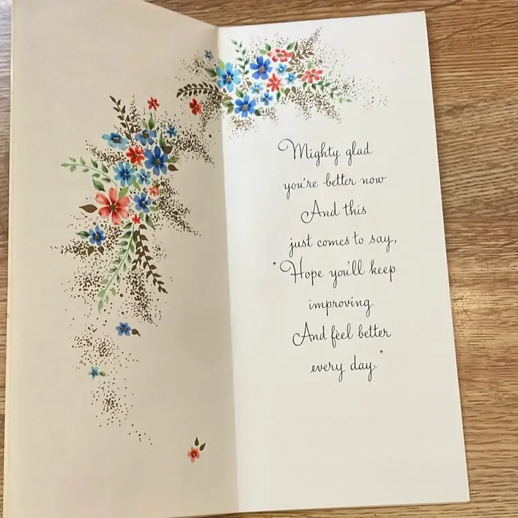 (2) Vintage Greeting Cards