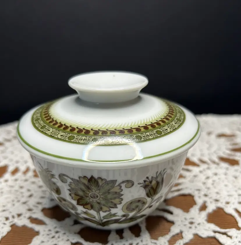 Noritake “September Song” Sugar Bowl Discontinued 4x4