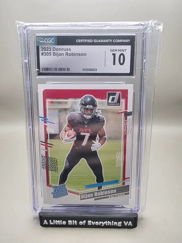 Bijan Robinson #305  2023 Donruss CGC 10