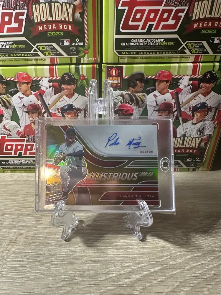 2021 Panini Legends Pedro Martinez Auto 03/10