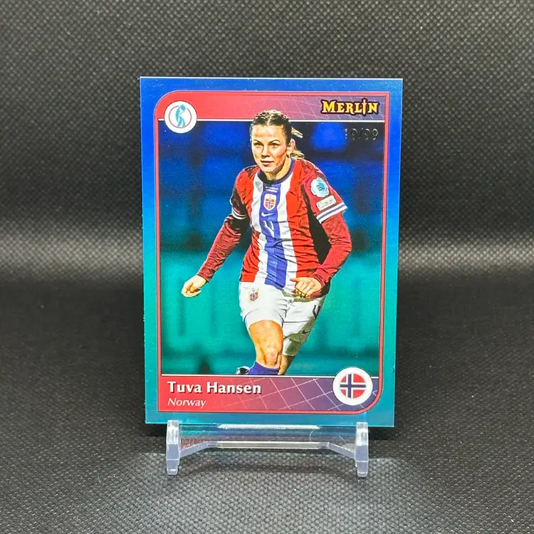 Tuva Hansen Eurostars /99 2025 Topps Merlin Euros - Norway