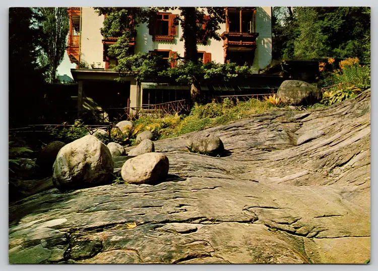 Postcard Glacier Garden of Lucerne Gletschergarten Lucerne Switzerland Geology