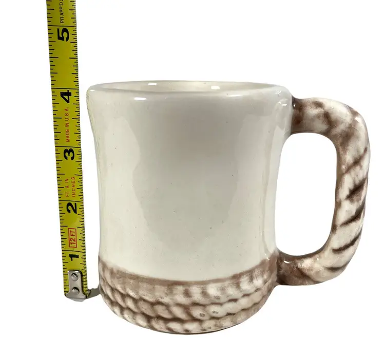 #01 - Seal Ocean Nautical Coffee Mug Cup Studio Pottery Handmade Signed Santa Cruz CA