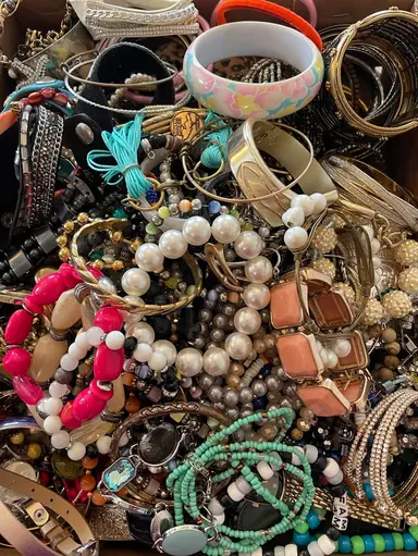 Dig Through Bracelets from 40lb Auction Haul