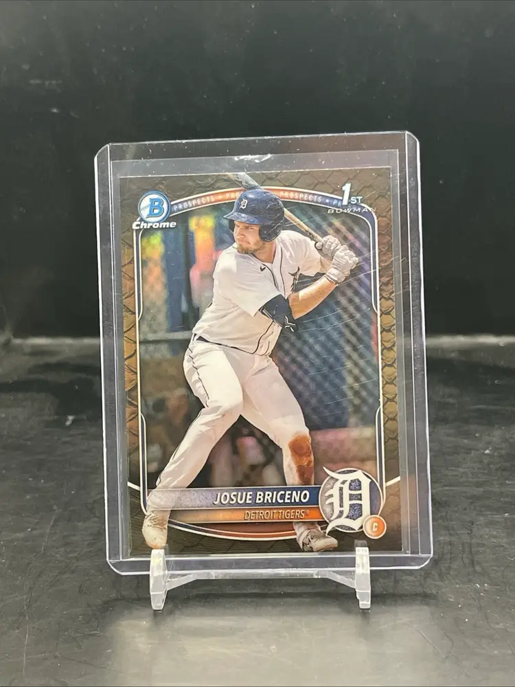 2025 Bowman Josie Briceno 1st Bowman Reptilian Detroit Tigers
