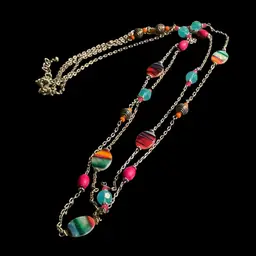 Mosiac Layered Necklace