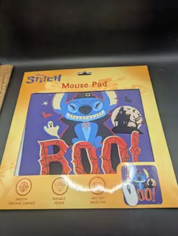 Disney Stitch BOO Mouse Pad BRAND NEW.
