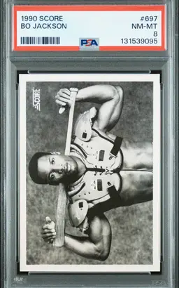 1990 Score Bo Jackson PSA 8