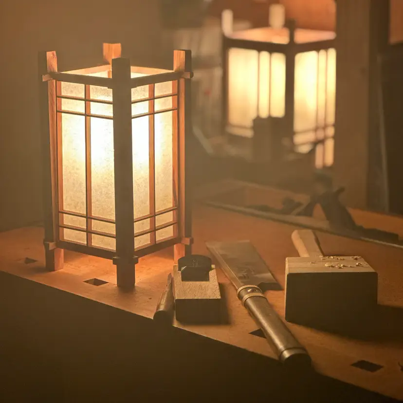 4 Elements Series - Kumiko Lamp (Cherry)