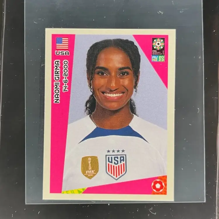 Naomi Girma 2023 Panini Women’s World Cup Sticker USA Soccer Card
