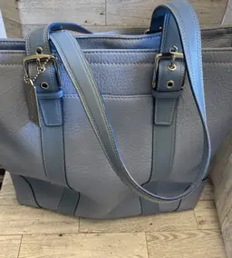 COACH Hampton Signature Blue Tote Bag J0682-F10693