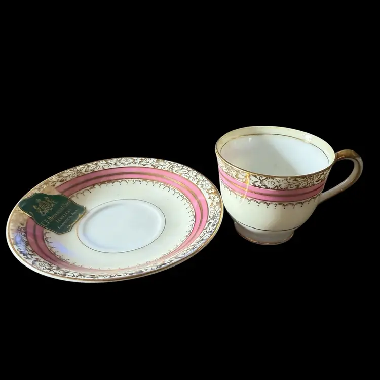 Occupied Japan Demi Cup And Saucer