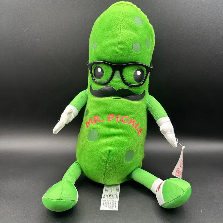 Fiesta Toys Mr. Pickle Plush Toy 14”T 5”W