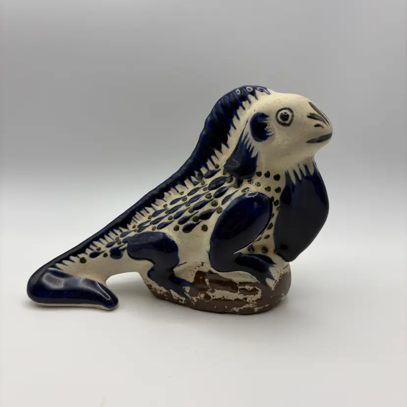 Tonala Iguana Mexican Pottery