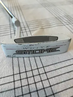 TaylorMade White Smoke LH Putter w/ Oversized Winn Grip 33”