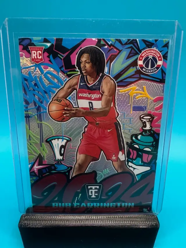 Bub Carrington Totally Certified 2024 Graffiti RC Washington Wizards