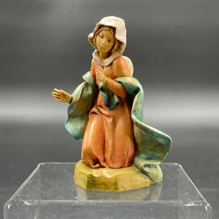 Fontanini Depose Italy Nativity Holy Family Angel Christmas Religious VTG Set of 5