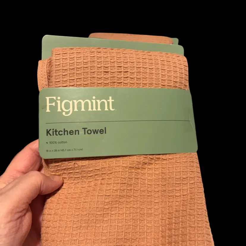 Figmint Kitchen Towel 100% Cotton Heavy Beauty 18” X 28” Msrp Eight Dollars