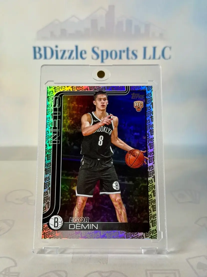 2025-26 Topps Egor Demin Foil Pattern #208 RC