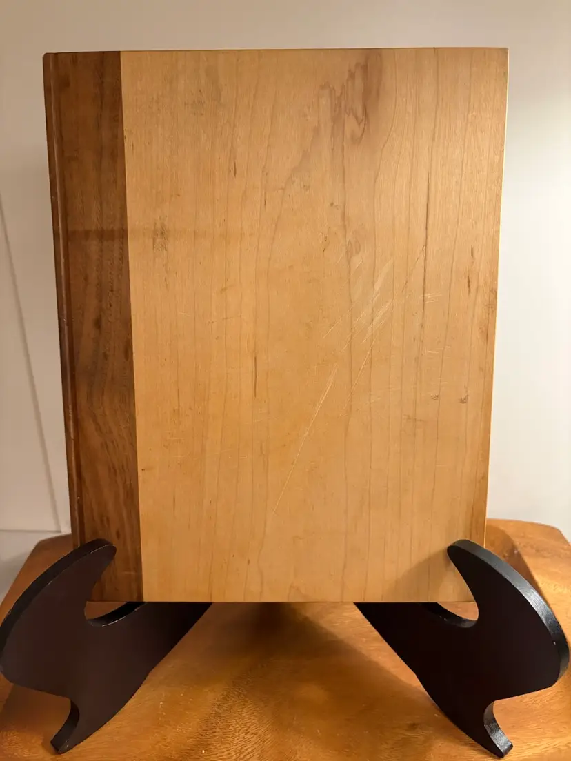 Cutting Board That Looks like A Book, Solid Wood Book Shaped Cutting
