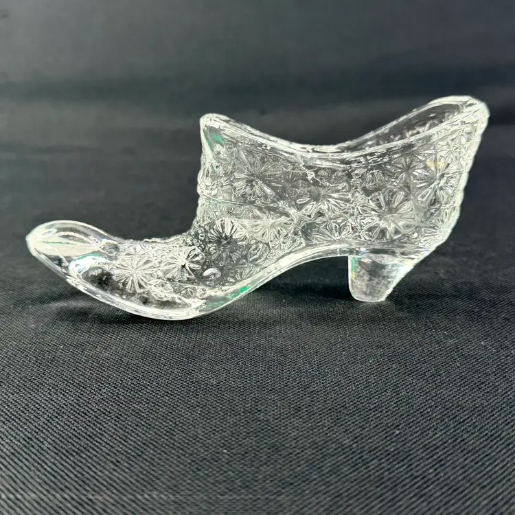 Daisy And Button Glass Shoe