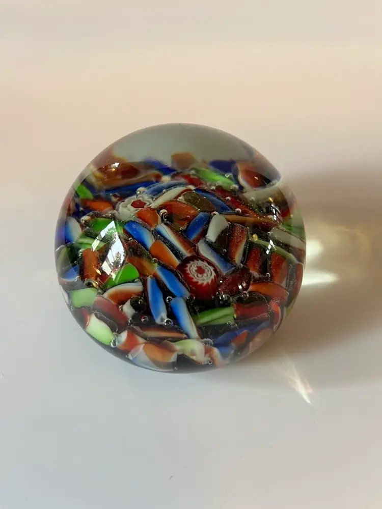 Vintage Millefiori Paperweight