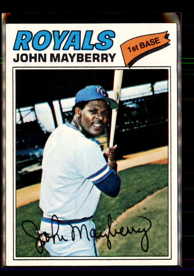 John Mayberry 1977 Topps #244 - (144) - Kansas City Royals
