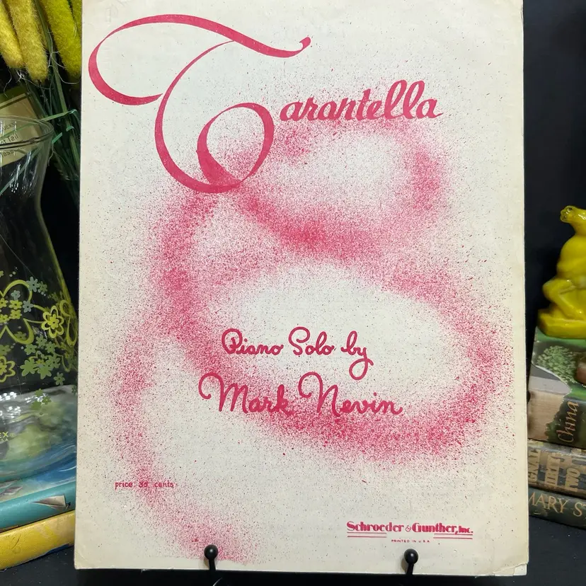 MARKDOWN! Tarantella Piano Solo Mark Nevin Sheet Music 1953