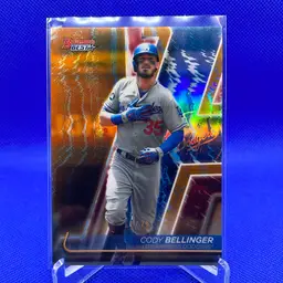 2020 Bowman’s Best Cody Bellinger Orange Refractor /25 New York Yankees